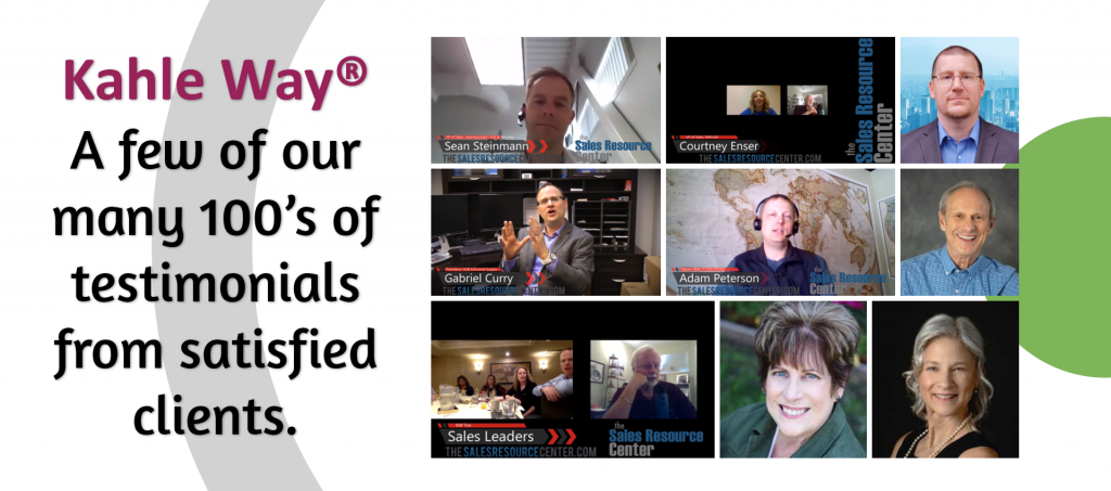 Dave Kahle's testimonials