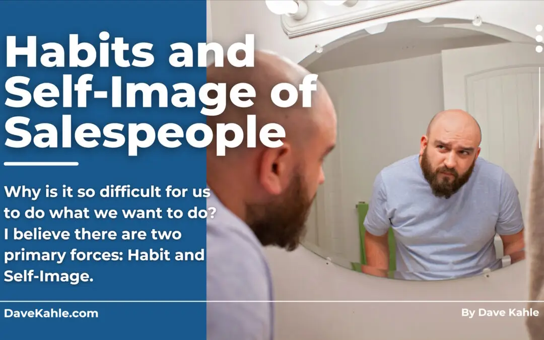 Sales Habits and Self Image