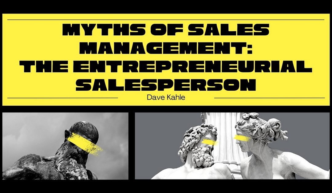 Myths Entrepreneurial Sales