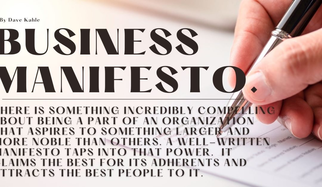 Business Manifesto