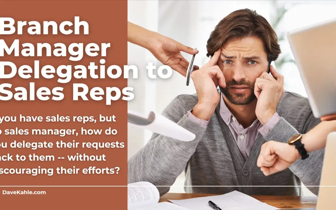 Branch Manager Delegation to Sales Reps