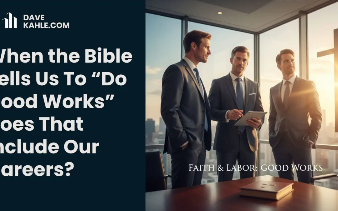 When the Bible Tells Us To “Do Good Works” Does That Include Our Careers?